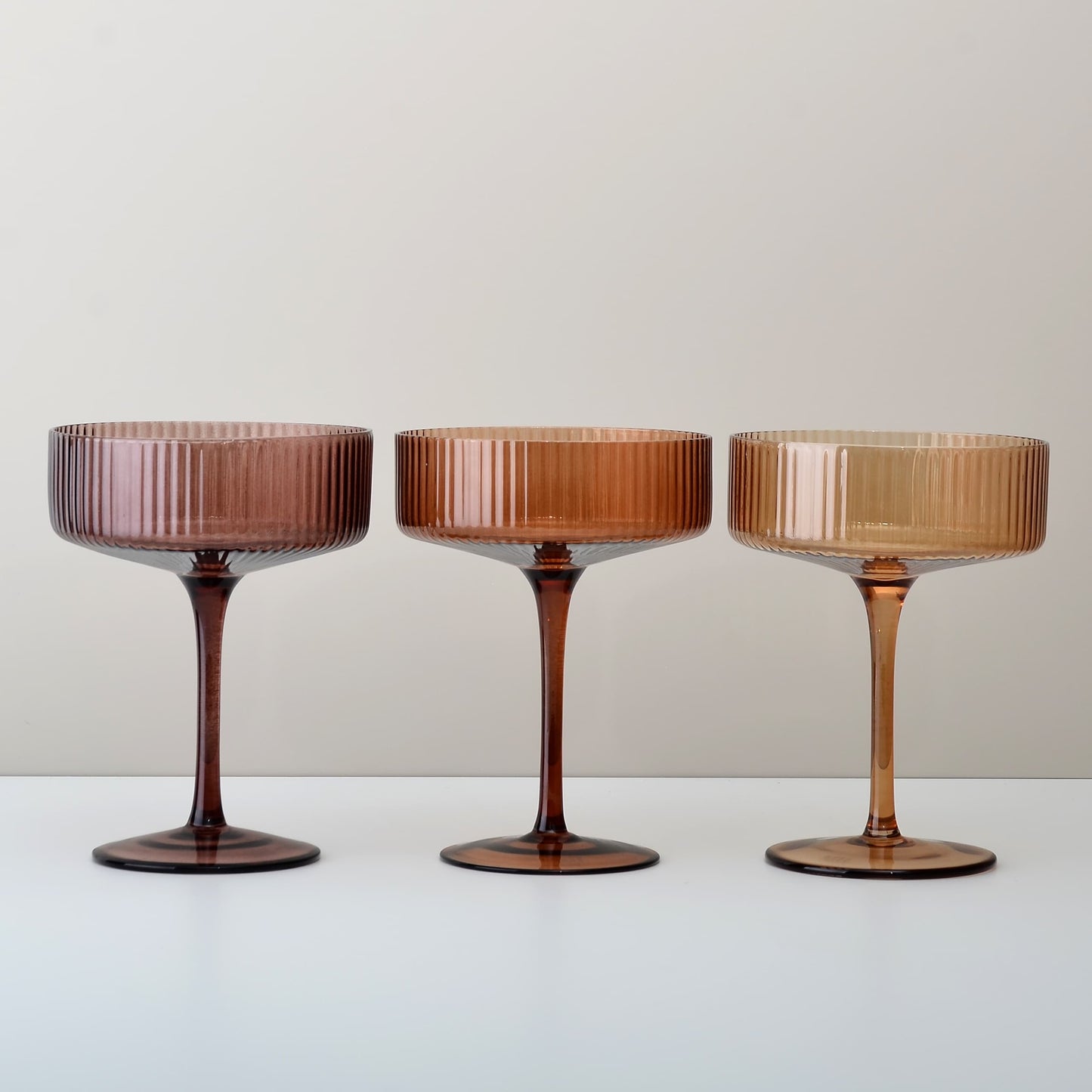 NAOMI MARTINI  GLASSES SET OF 3 LIMITED EDITION