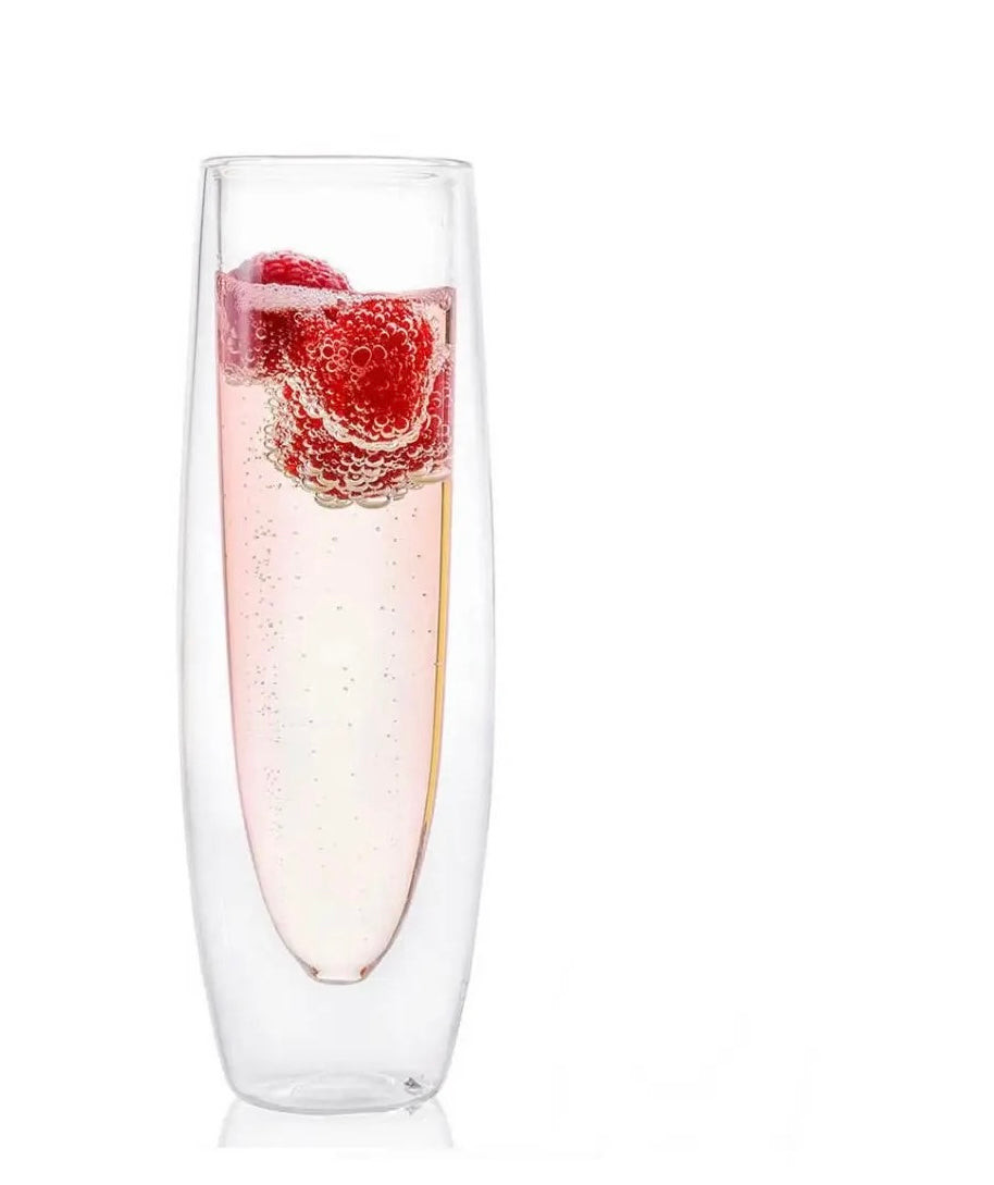MH DOUBLE WALL CHAMPAGNE GLASS (SET OF 2